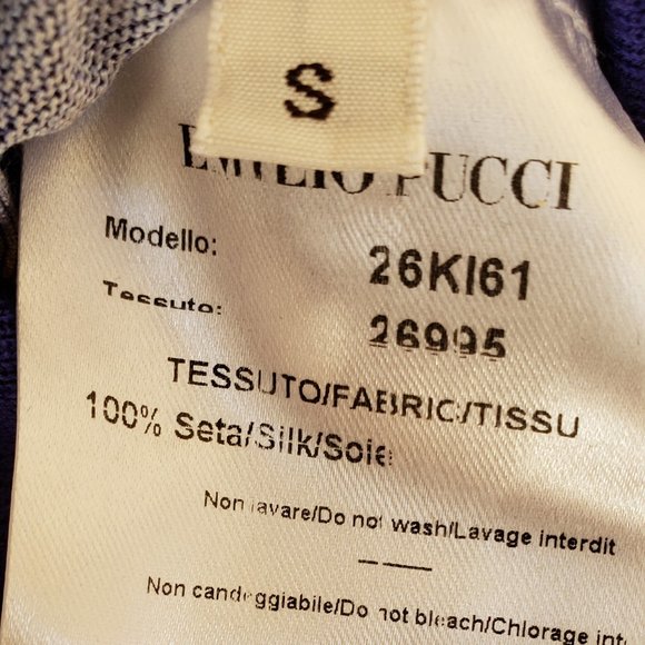 New - Emilio Pucci Silk Mini Dress - SMALL - Picture 5 of 5